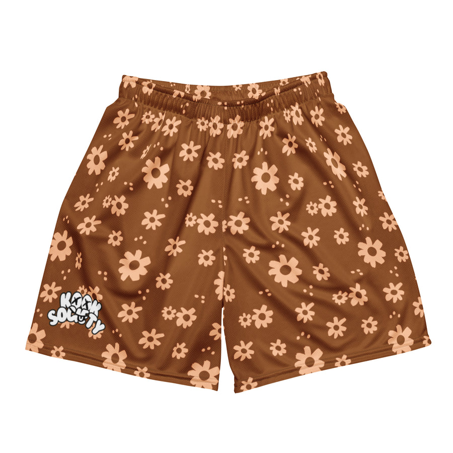 Kook Society Flower Shorts